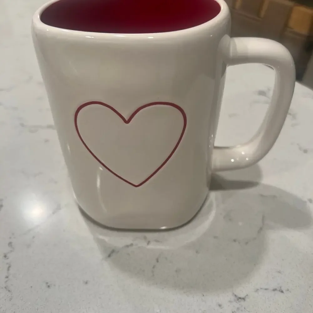 Rae Dunn Red Heart Mug